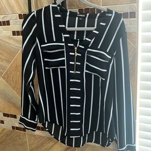 Express striped blouse